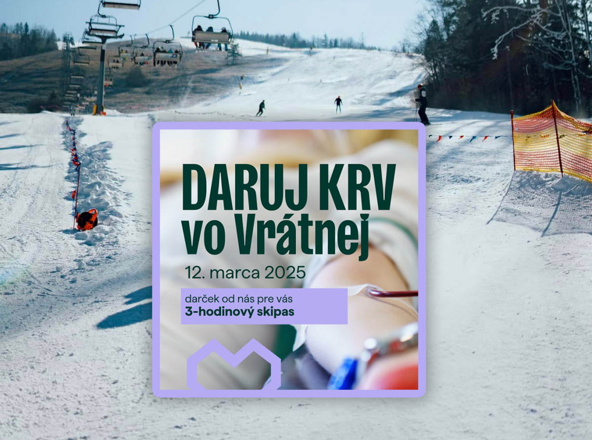 Darovanie krvi vo Vrátnej 12. marca 2025