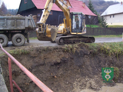 Regulácia potoka u Holúbkov 4